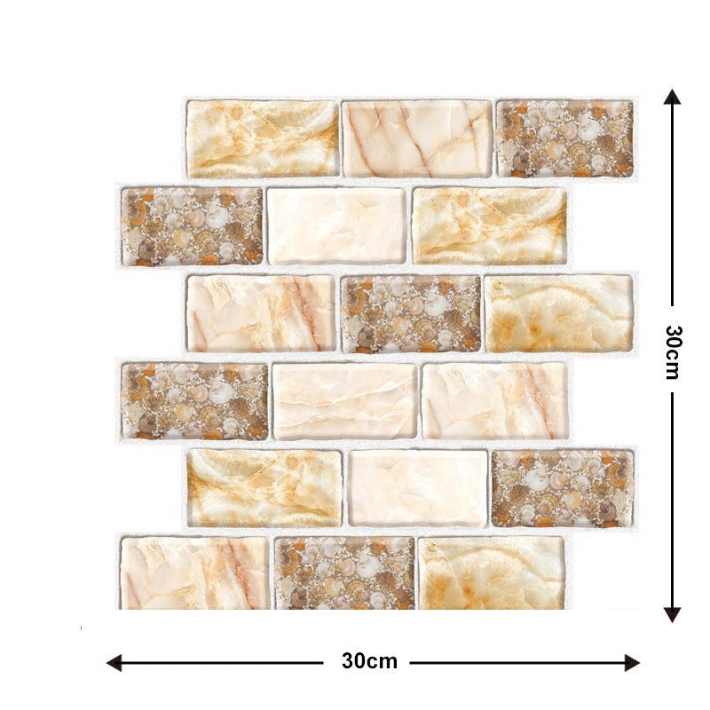 Brick Wallpaper Self-Adhesive Wall Sticker for Moisture-Proof Living Room Decoration