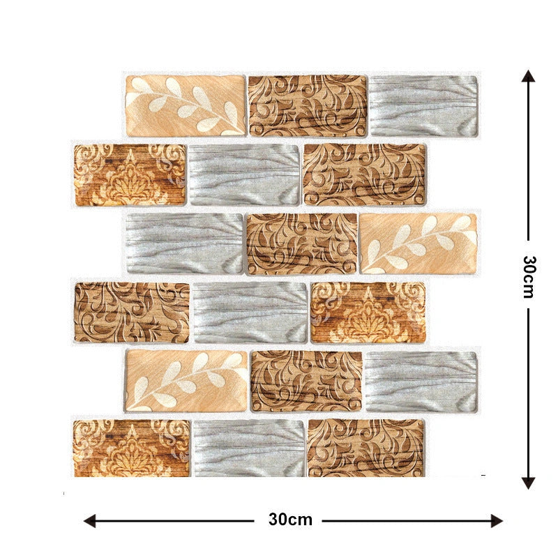 Brick Wallpaper Self-Adhesive Wall Sticker for Moisture-Proof Living Room Decoration