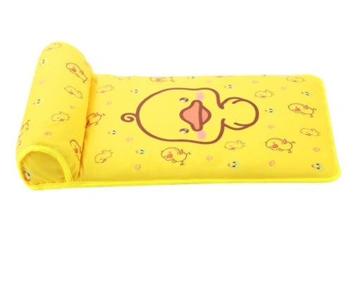 Summer Cooling Dog Mat with Pillow: Breathable Ice Pad for Pets