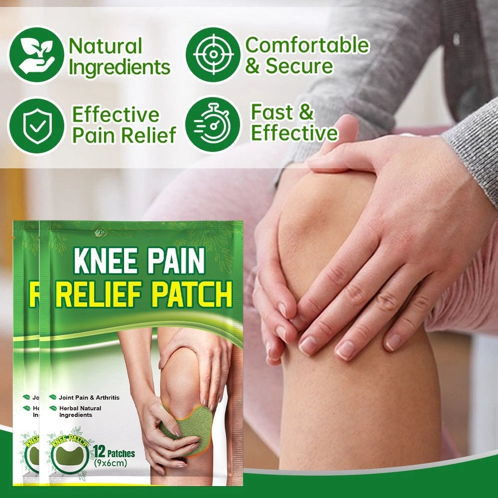 Argy Wormwood Knee Plaster with Self-heating Analgesic for Joint Care