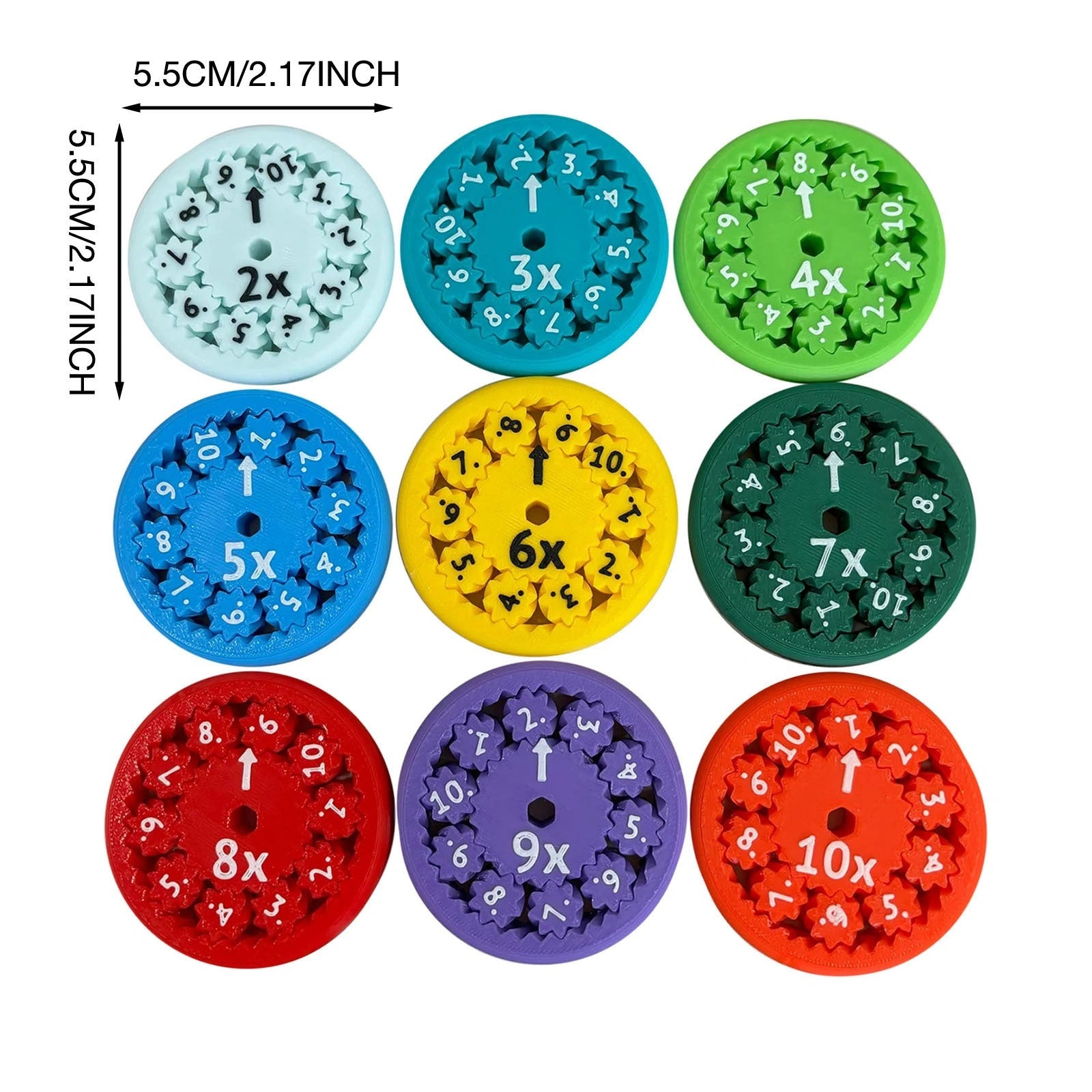 Math Fidget Spinners Set for Interactive Learning and Fun