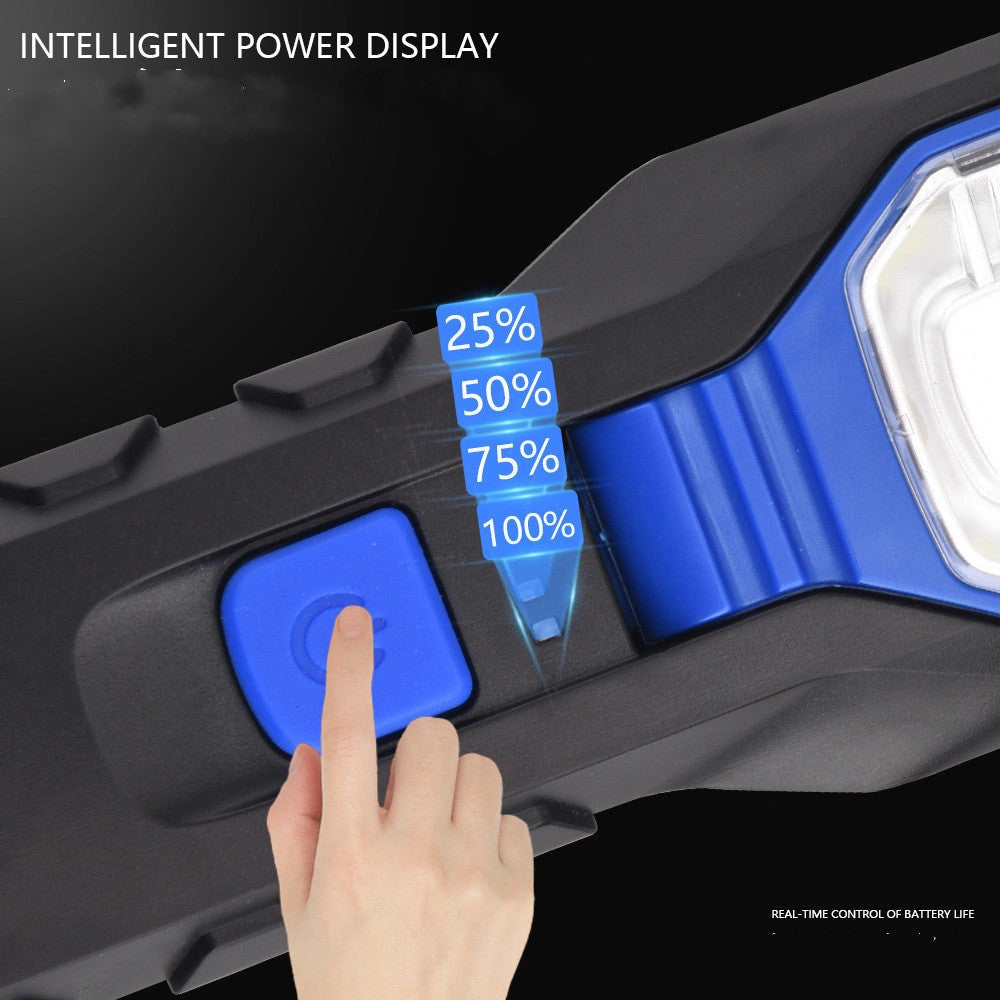 COB Strong Searchlight Rechargeable LED Portable Multi-function Auto Repair Light