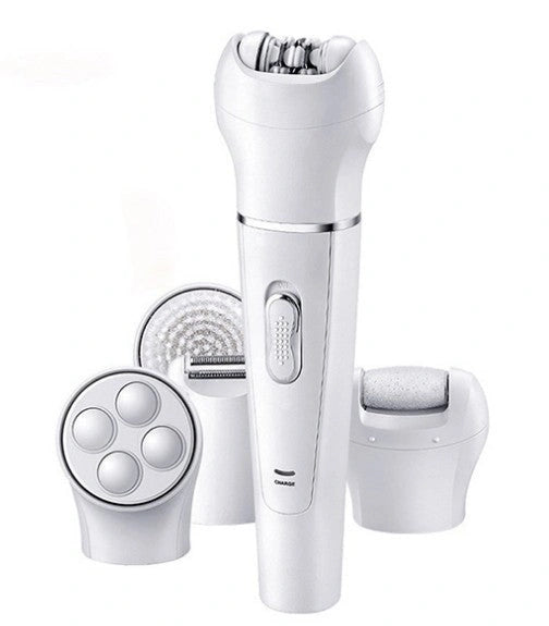 5-in-1 Multi-Functional Portable Skin Care Electric Massager with Facial Latex Brush
