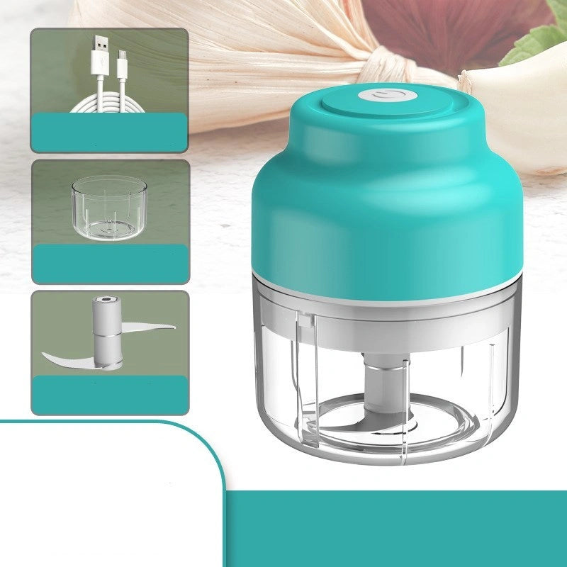 Baby Mini Cooking Machine Electric Garlic Masher with USB Charging