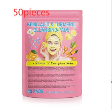 Turmeric Kojic Acid Cleansing Pads for Radiant Skin