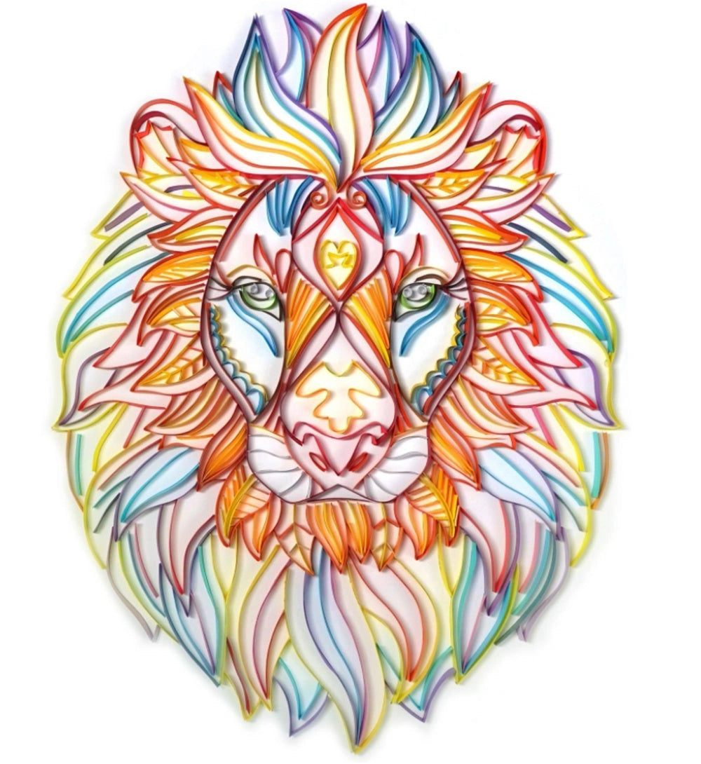 Handmade Quilted Paper Painting Craft Kit with Custom Designs