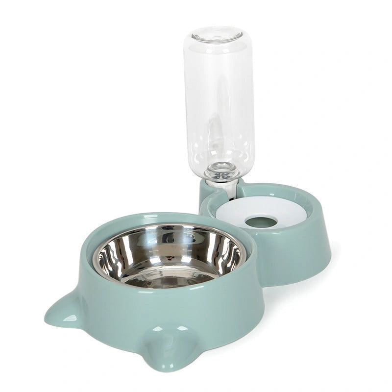 Automatic Pet Water Dispenser with Bowl, Non-electric, 1.8L Capacity