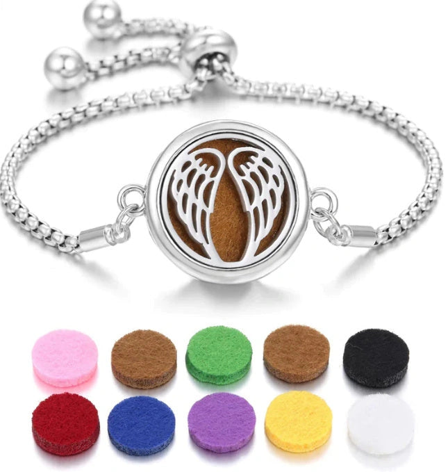 Stylish Aromatherapy Bracelet with Essential Oil Diffuser