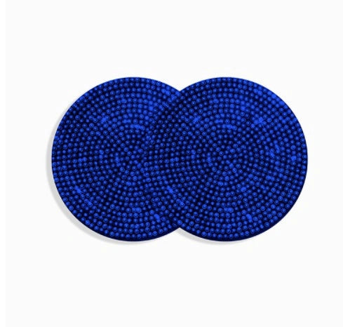 Universal Anti-Slip Silicone Cup Holder Insert with Crystal Rhinestone Design
