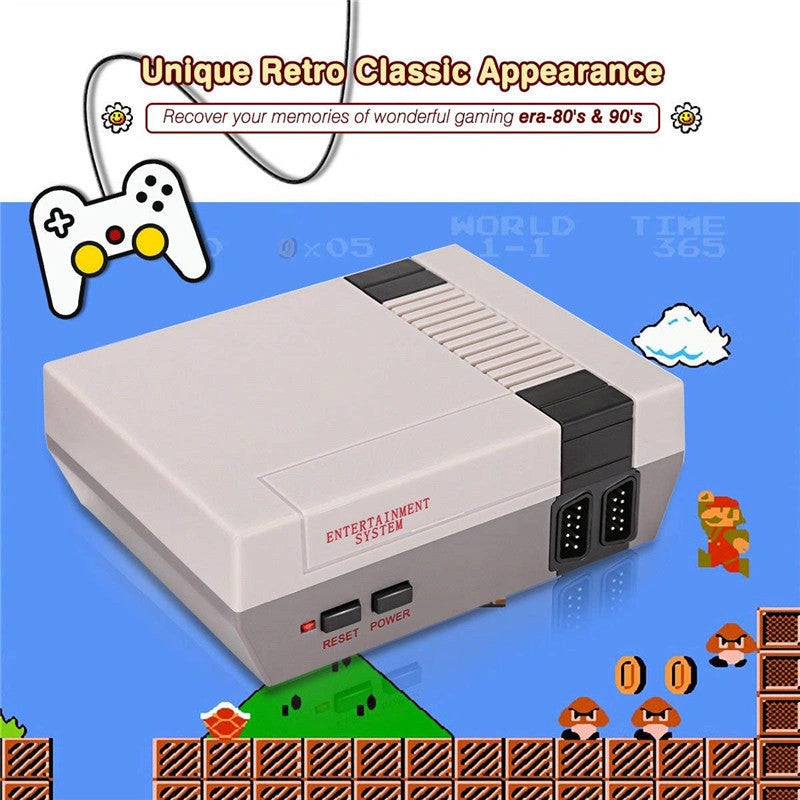 620 classic games console with two joysticks for shared play