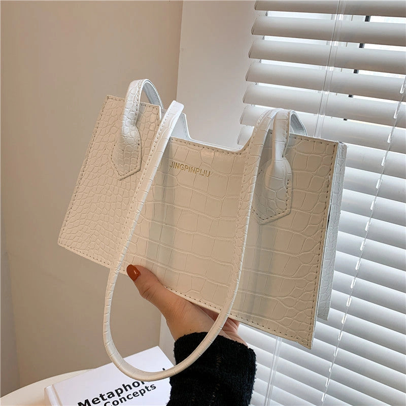 Stylish PU Small Square Shoulder Bag for Spring and Summer