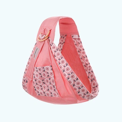 Adjustable Baby Wrap Carrier Sling with Breathable Fabric for Comfortable Nursing