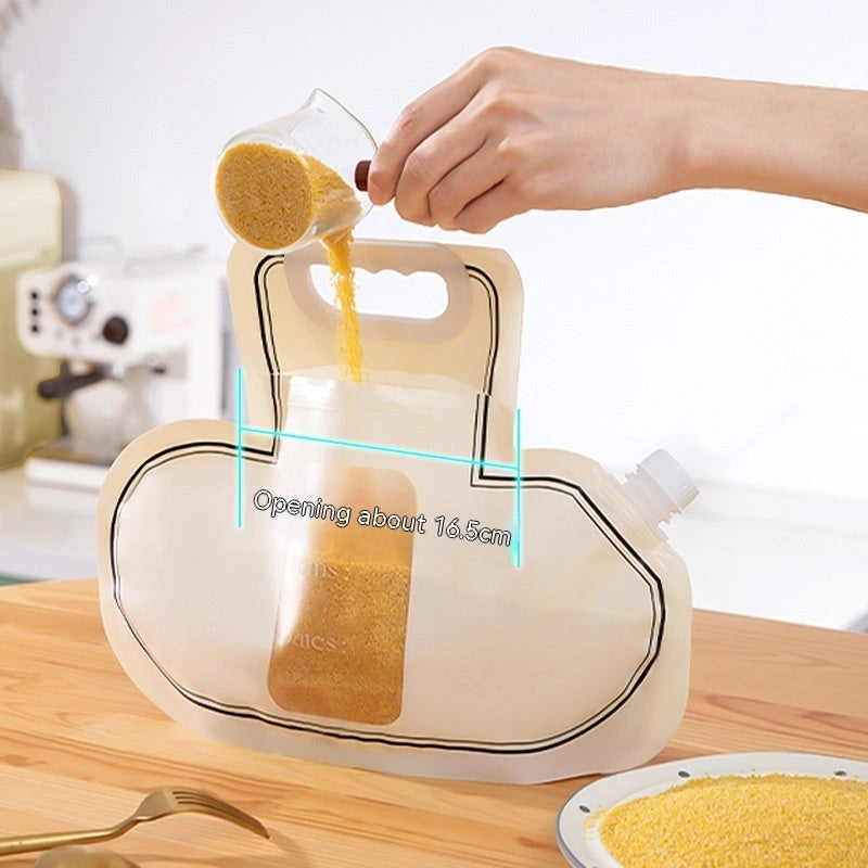 Large Diameter Grain Storage Bag with Food Grade PE Material for Rice, Wheat, and Beans