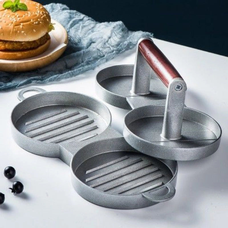 Aluminium Alloy Round Burger Press for Uniform Beef Patties
