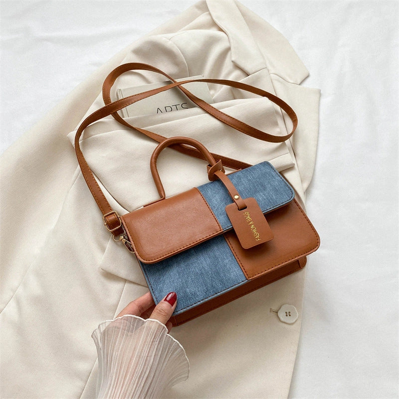 Street Trend PU Messenger Bag with Adjustable Shoulder Strap