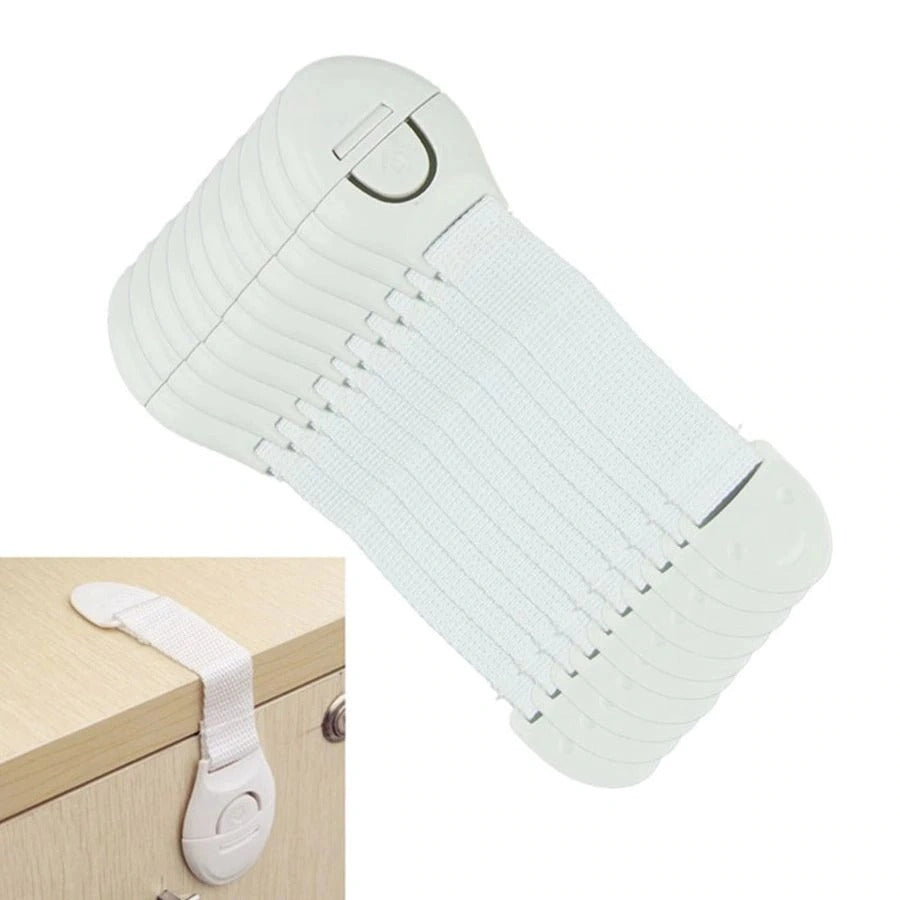 Multifunctional Extended Baby Safety Lock for Cabinets and Drawers