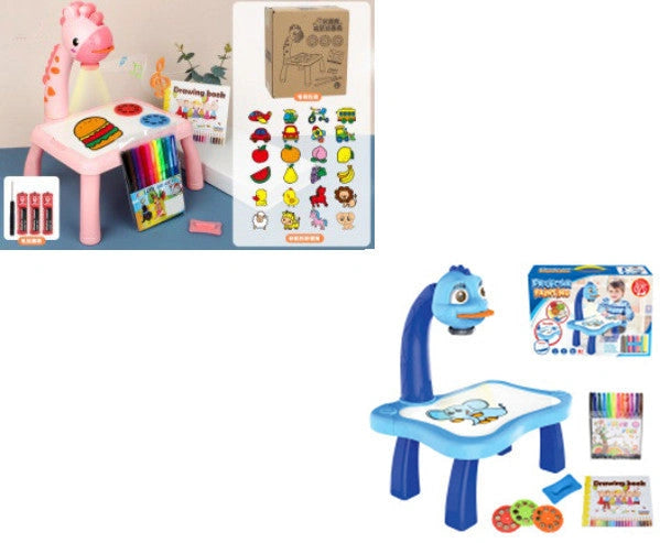 Children's Magnetic Projection Drawing Board with Music Function