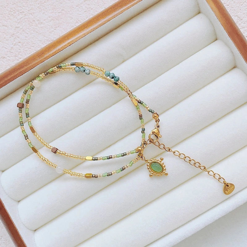 Maillard Colour Necklace for Women with Varied Pendant Designs