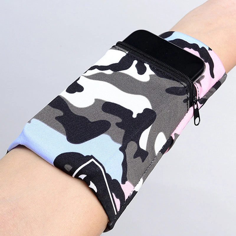 Unisex Running Mobile Phone Arm Bag with Breathable Polyester Fabric