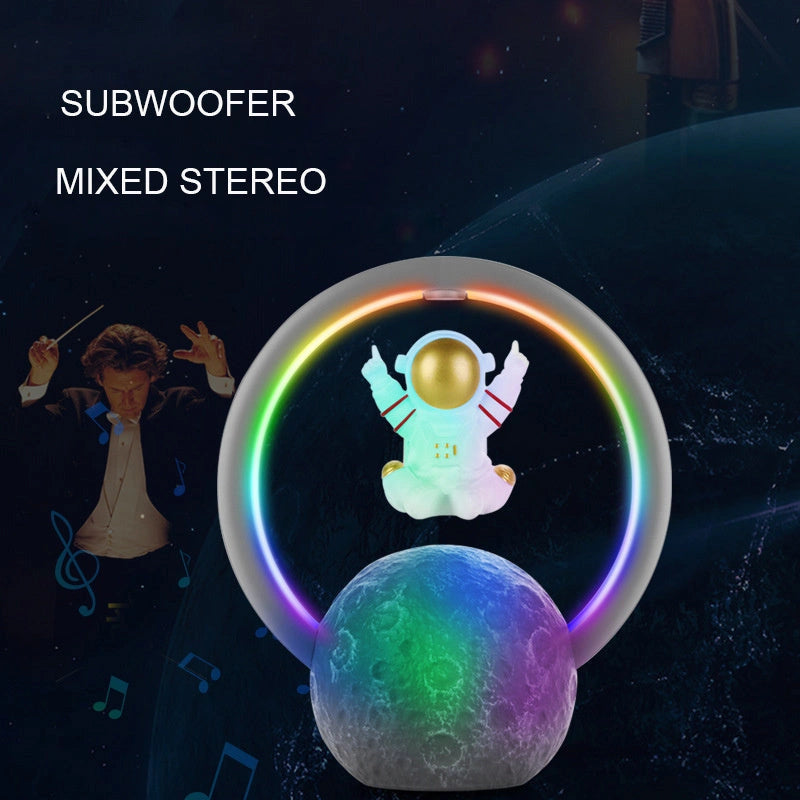 Floating Astronaut Bluetooth Speaker with Magnetic Levitation and 360° Sound