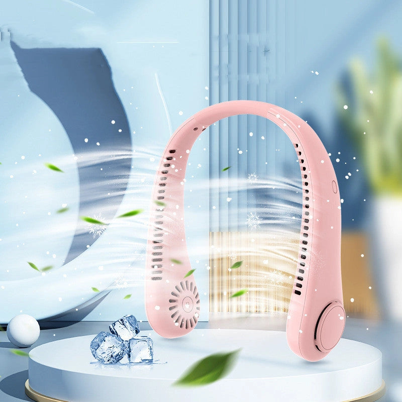 Hands-Free USB Rechargeable Neck Fan with Bladeless Design