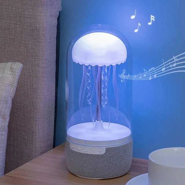 3-in-1 Jellyfish Lamp with Bluetooth Speaker and Colourful Vibe Light