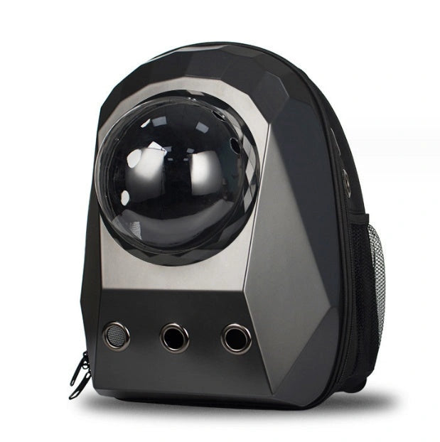 Space Capsule Style Cat Carrier Backpack with Transparent Window