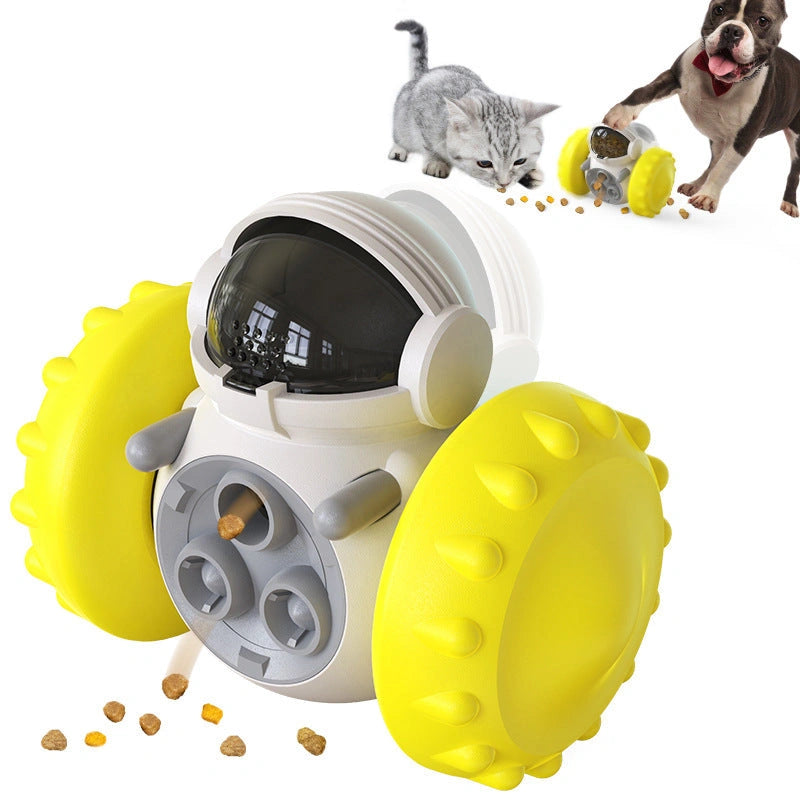 Tumbler Balance Car Dog Toy with Food Reward Feature