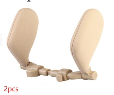 Adjustable Car Seat Headrest Pillow with Memory Foam for Neck Support