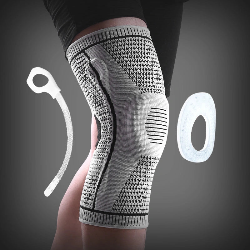 Silicone Spring Knee Pads for Sports and Fitness