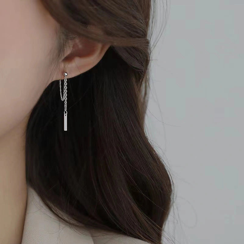 Stylish Silver Chain Earrings for Women