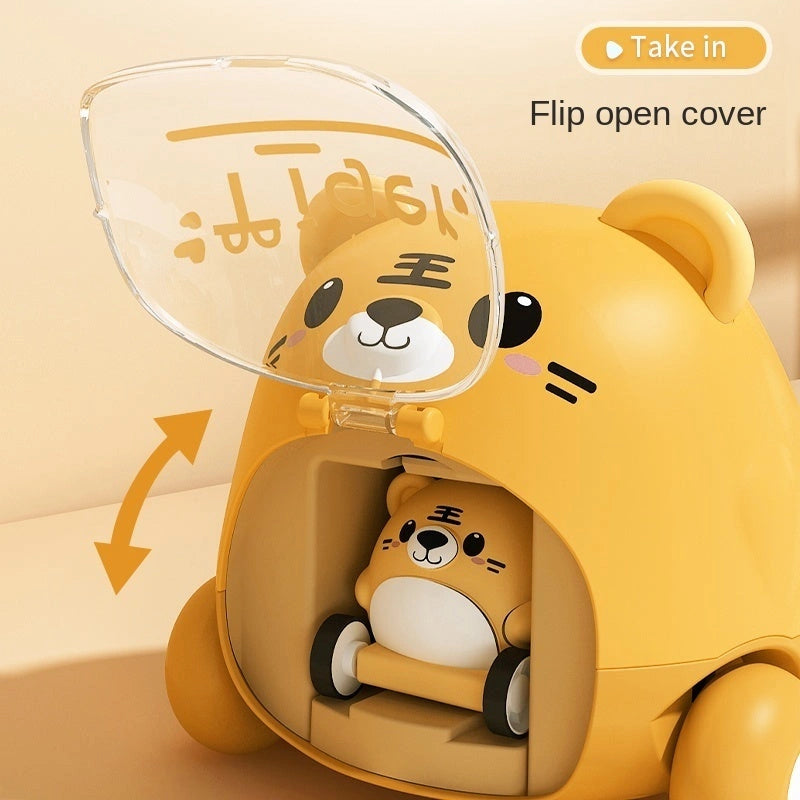 Interactive Cartoon Toy Car for Children's First Birthday