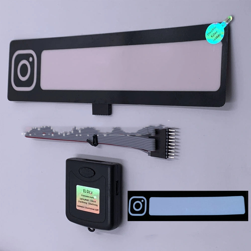 Ultra-thin LED Car Windshield Glow Panel with Uniform Brightness