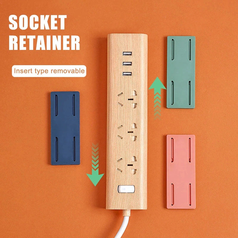 Self-adhesive Wall Hook Socket Storage Holder in Multiple Colours