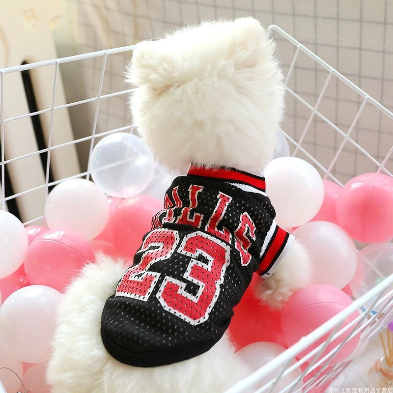 Dog Summer Teddy Vest - Breathable Polyester for Comfort