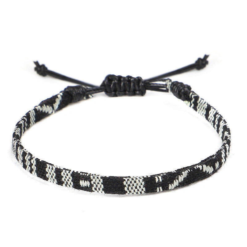 Hand Woven Rainbow Colour Anklet Bohemian Style