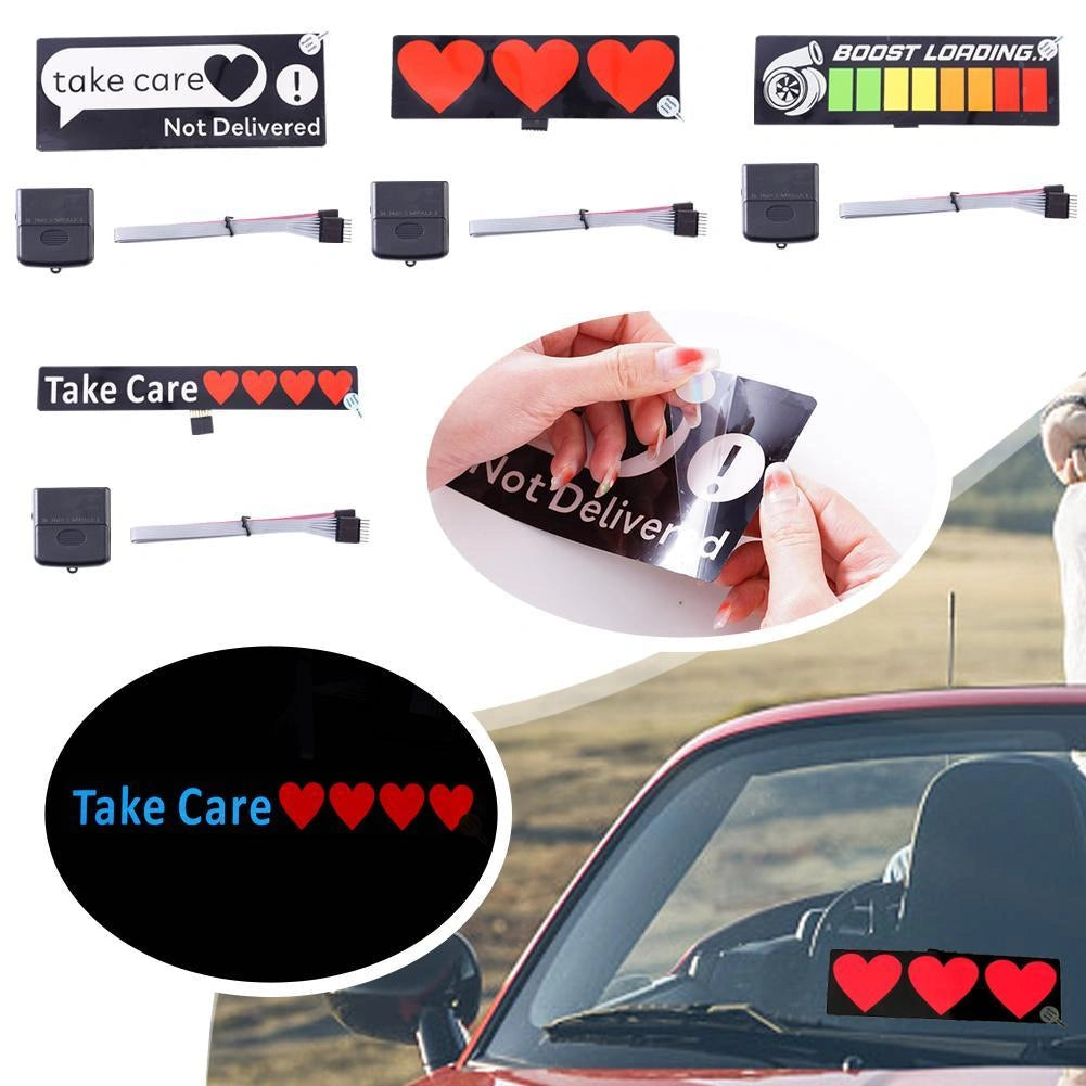 Ultra-thin LED Car Windshield Glow Panel with Uniform Brightness