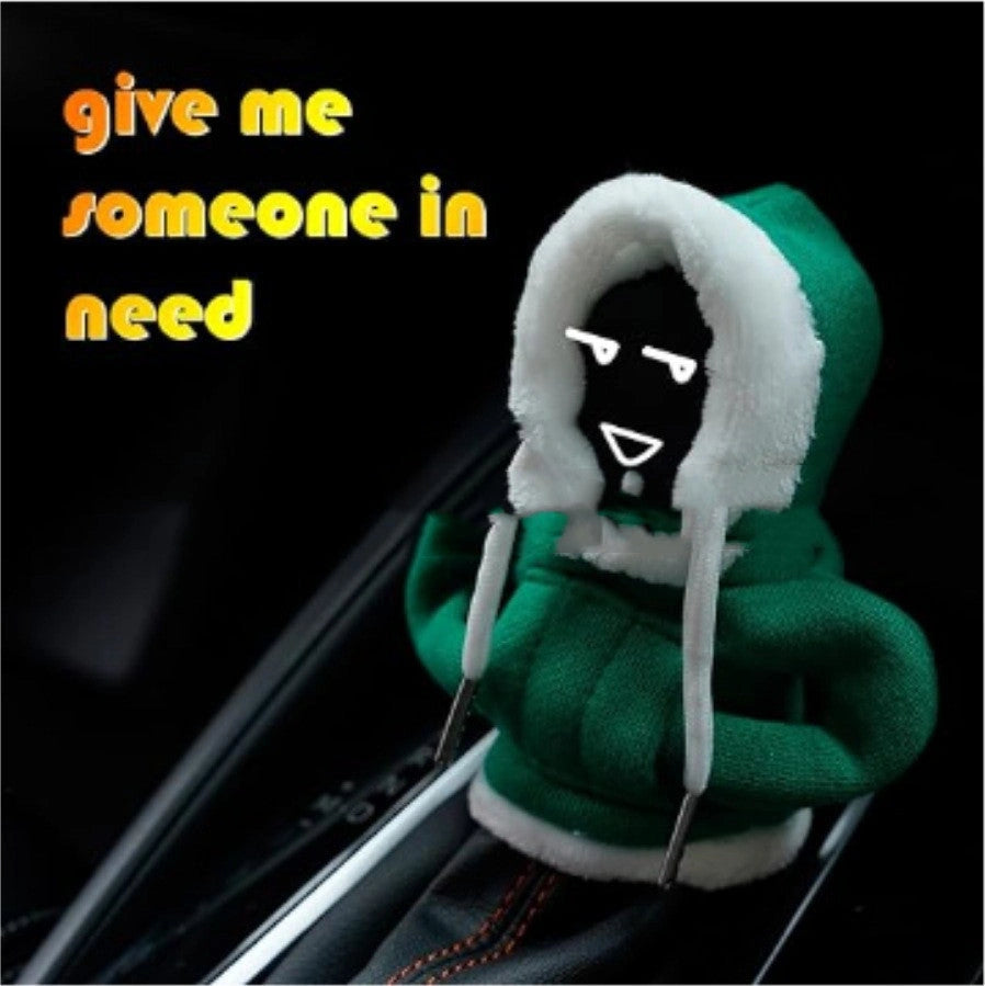 Christmas Hoodie Car Gearshift Cover in Red or Green