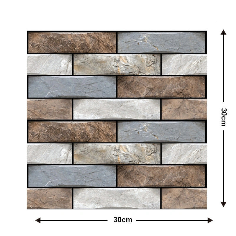 Brick Wallpaper Self-Adhesive Wall Sticker for Moisture-Proof Living Room Decoration
