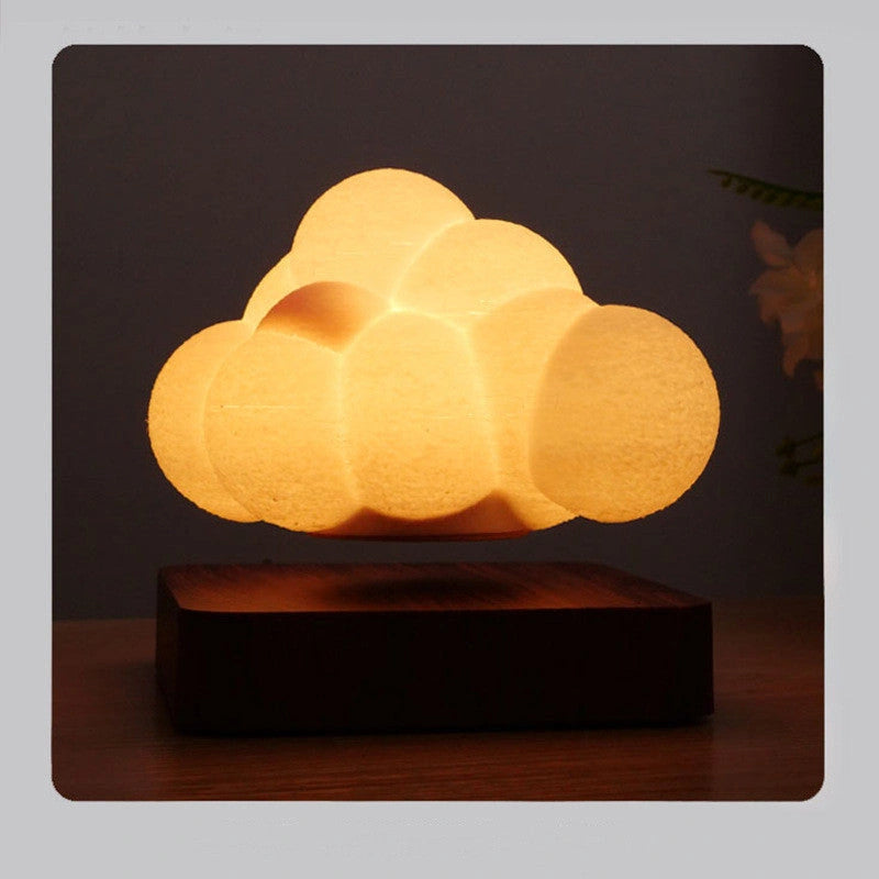Magnetic Levitation Cloud Lamp with 3D-Printed Design and Touch Controls