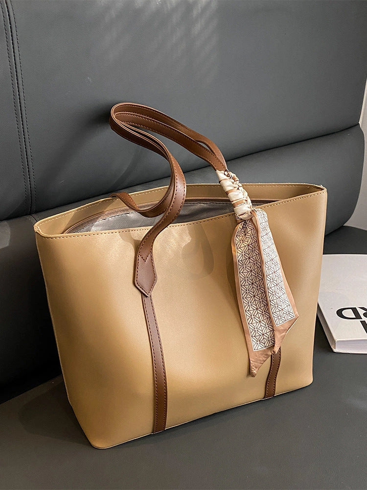 Stylish Large Capacity Tote Bag - Versatile Fashion Shoulder Crossbody