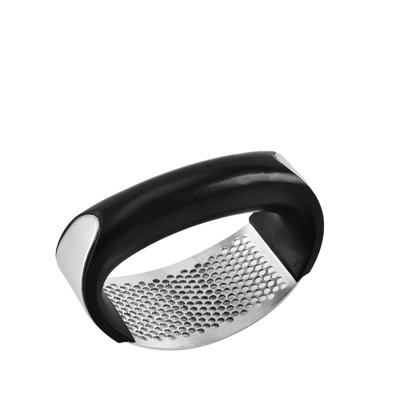 Stainless Steel Garlic Press with Ergonomic Handle for Effortless Mashing