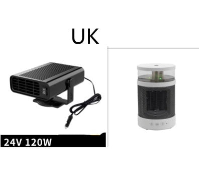 Universal Car Defrost Heater and Cooling Fan with 360-Degree Rotation