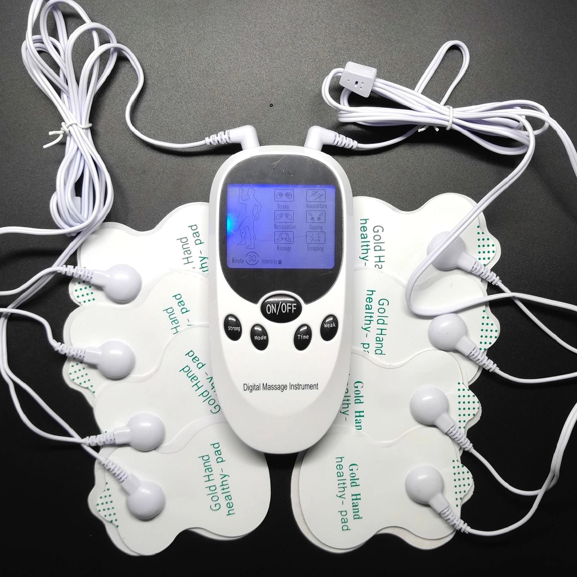 Dual Channel TENS Massager with 6 Modes for Pain Relief