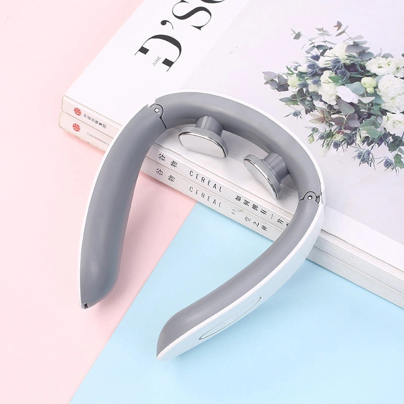 USB Charging Neck Massager with 6 Modes and 9 Strength Levels
