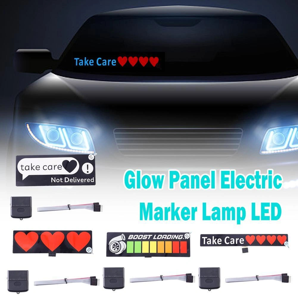 Ultra-thin LED Car Windshield Glow Panel with Uniform Brightness