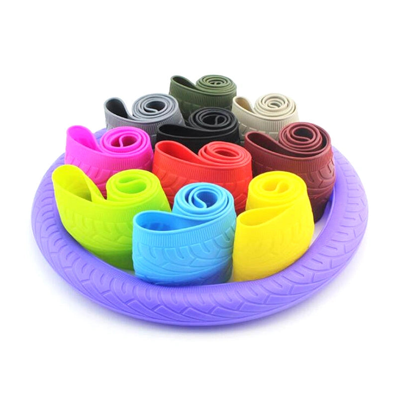 Anjiemei Silicone Steering Wheel Cover with Skid-Proof Design