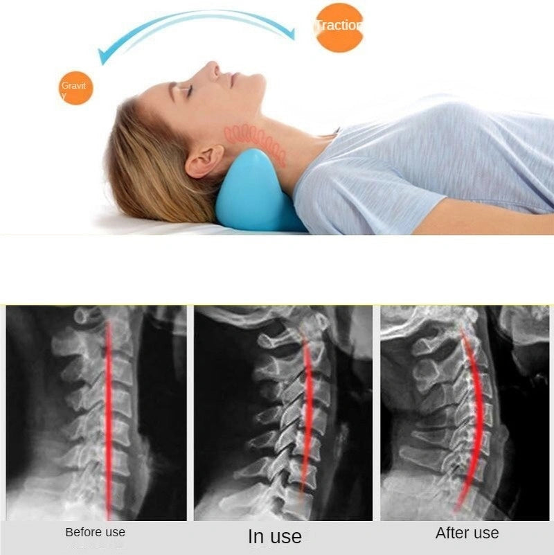 Cervical Spine Massage Pillow with Gravity Acupressure for Neck Pain Relief