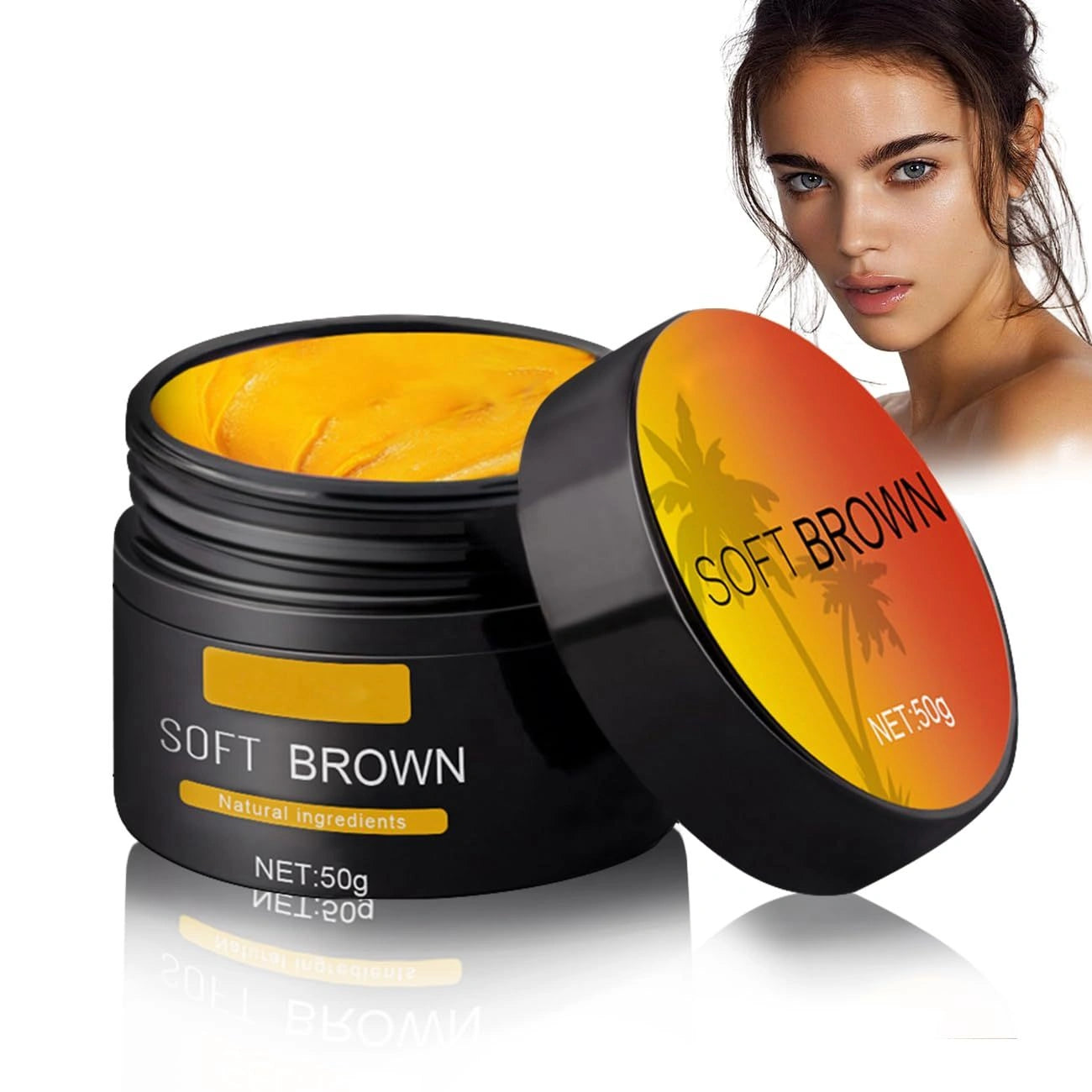 Suntanning Beauty Cream for Uniform Skin Tone Enhancement