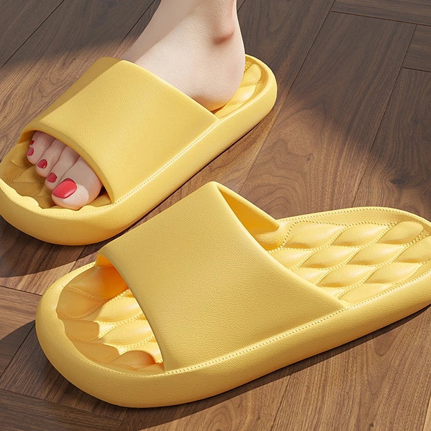 Unisex EVA Summer Slippers with Bump Texture Sole
